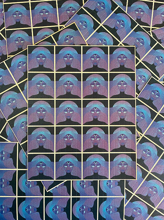 1V-LSD 225mcg Art Design Blotters