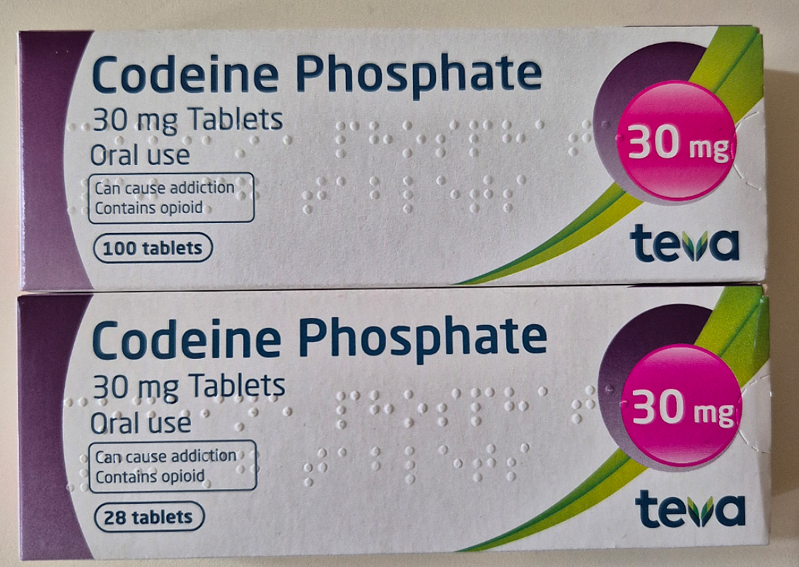Buy Codeine Phosphate 30 mg Tablets