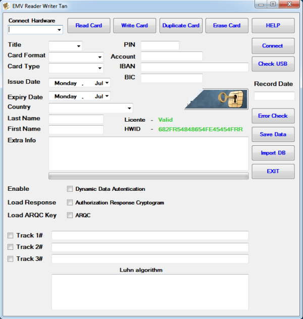 EMV Reader Writer Tan ( EMV Software)